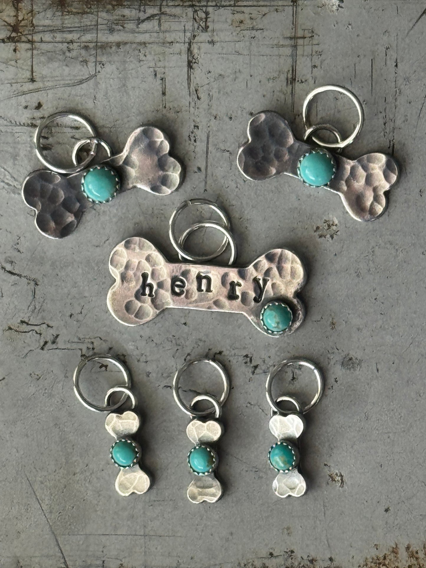 Dog Bone (made to order) sterling charm