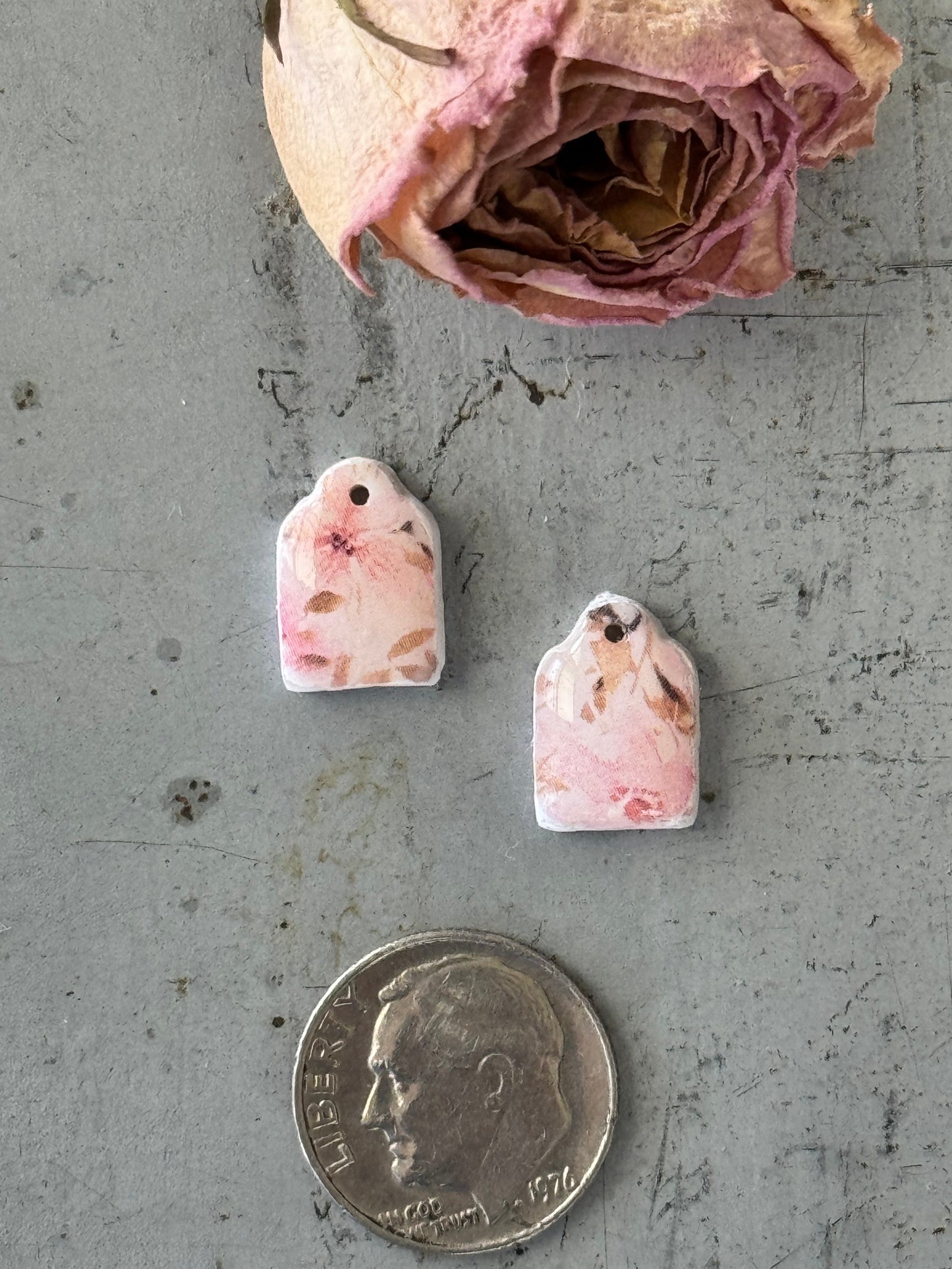 Polymer Clay component pair