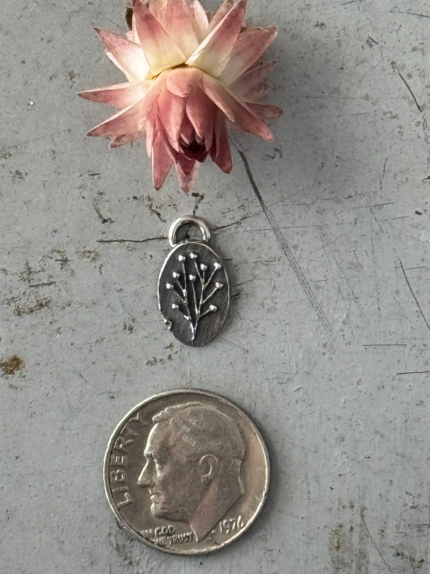 Sterling Silver wildflower component