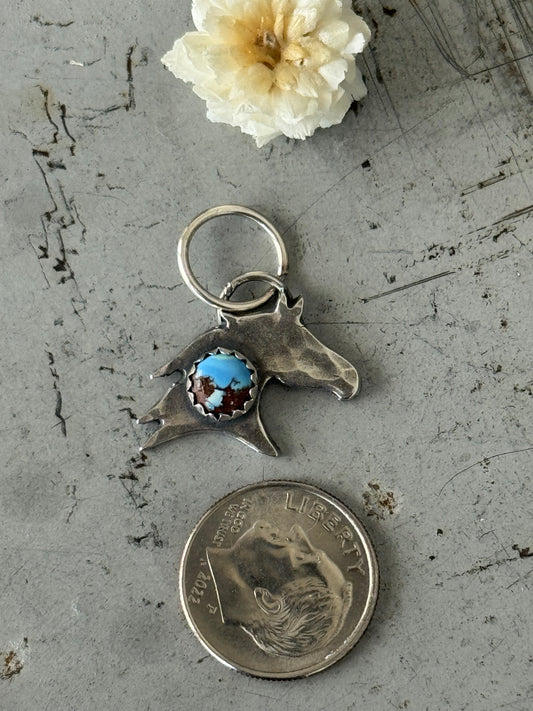 Sterling Silver Golden Hills horse charm