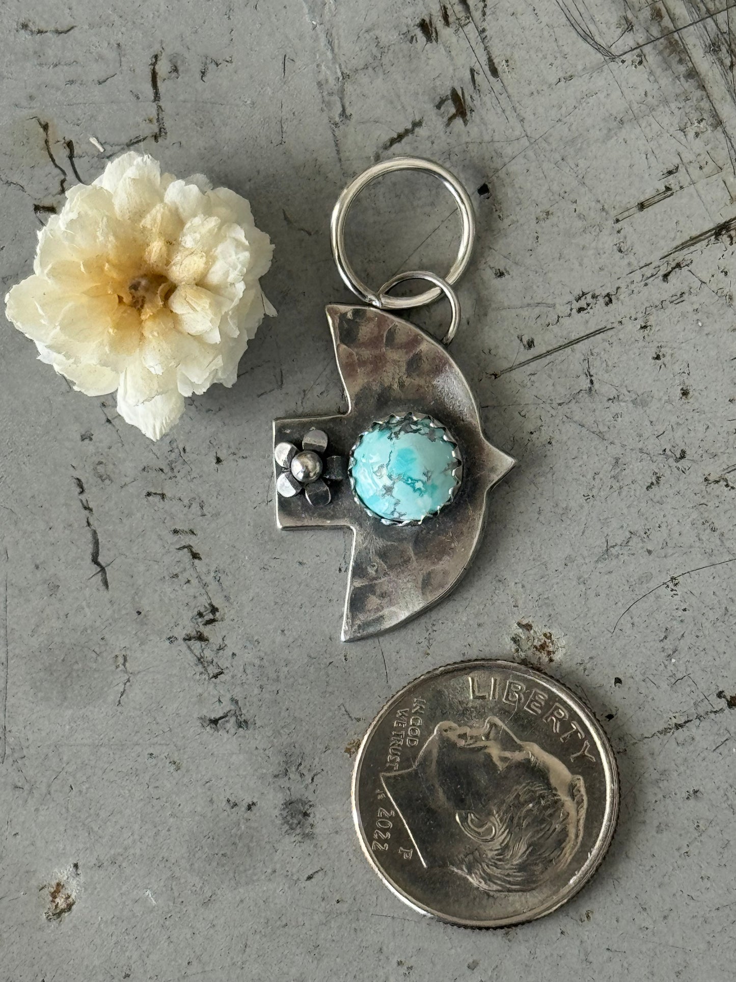 Sterling Silver Golden Hills bird charm