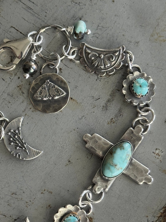 Dry Creek Turquoise sterling bracelet