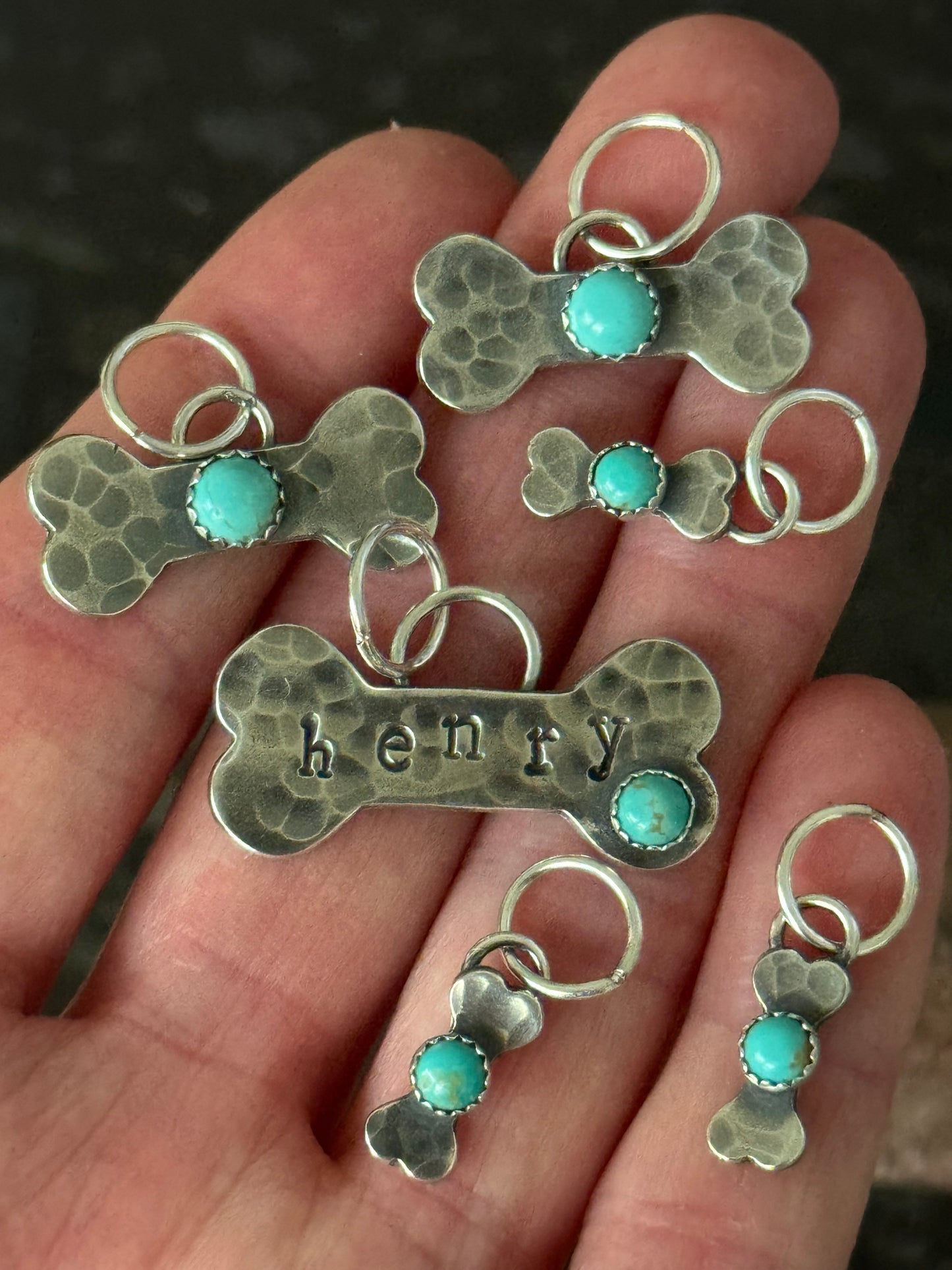 Dog Bone (made to order) sterling charm