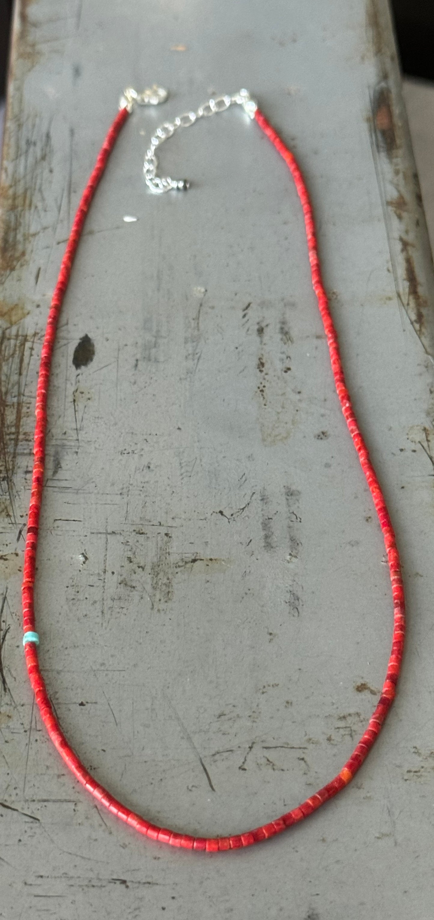 *Made to Order*                         Red Coral necklace