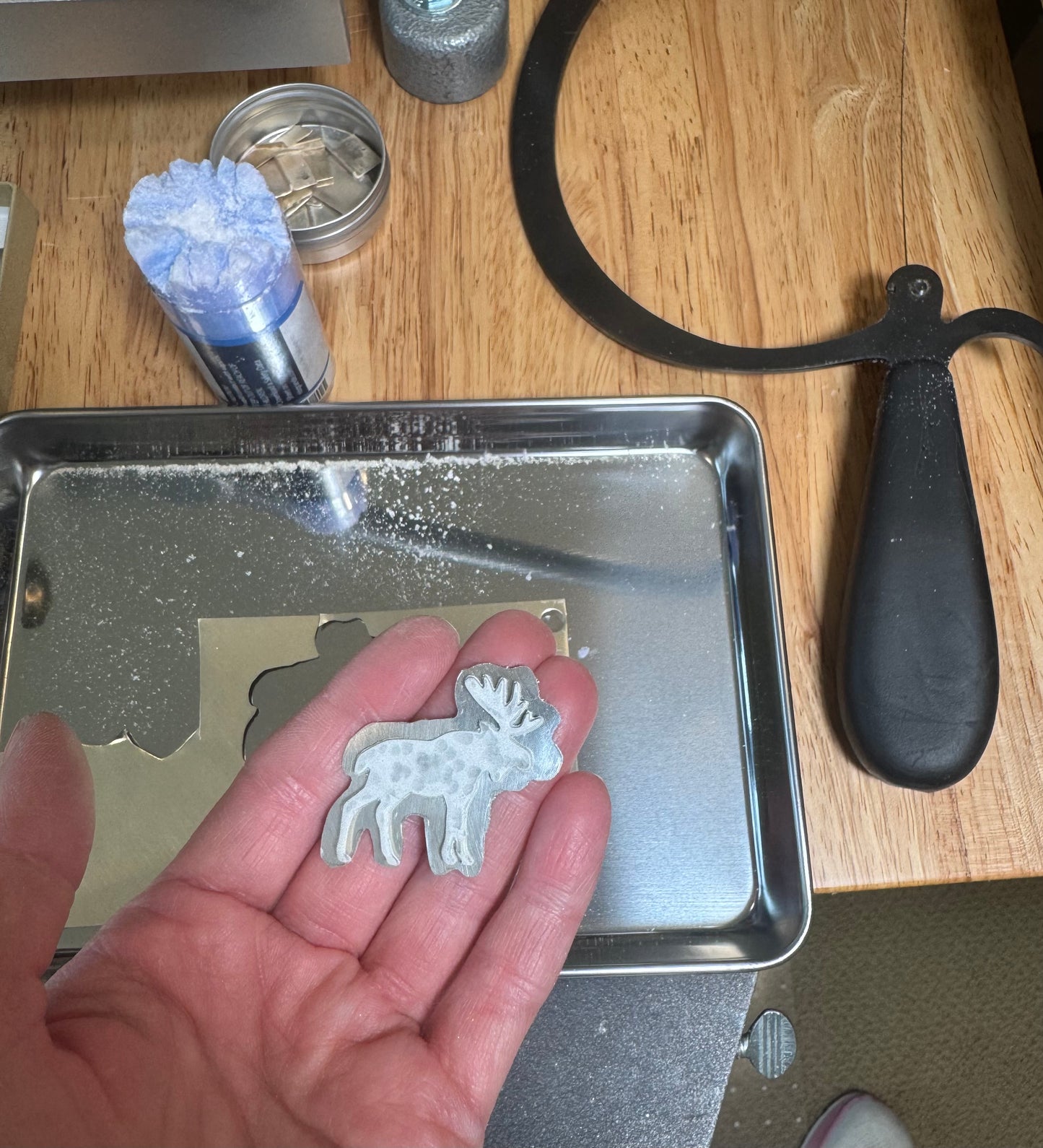 Kingman Moose sterling pendant