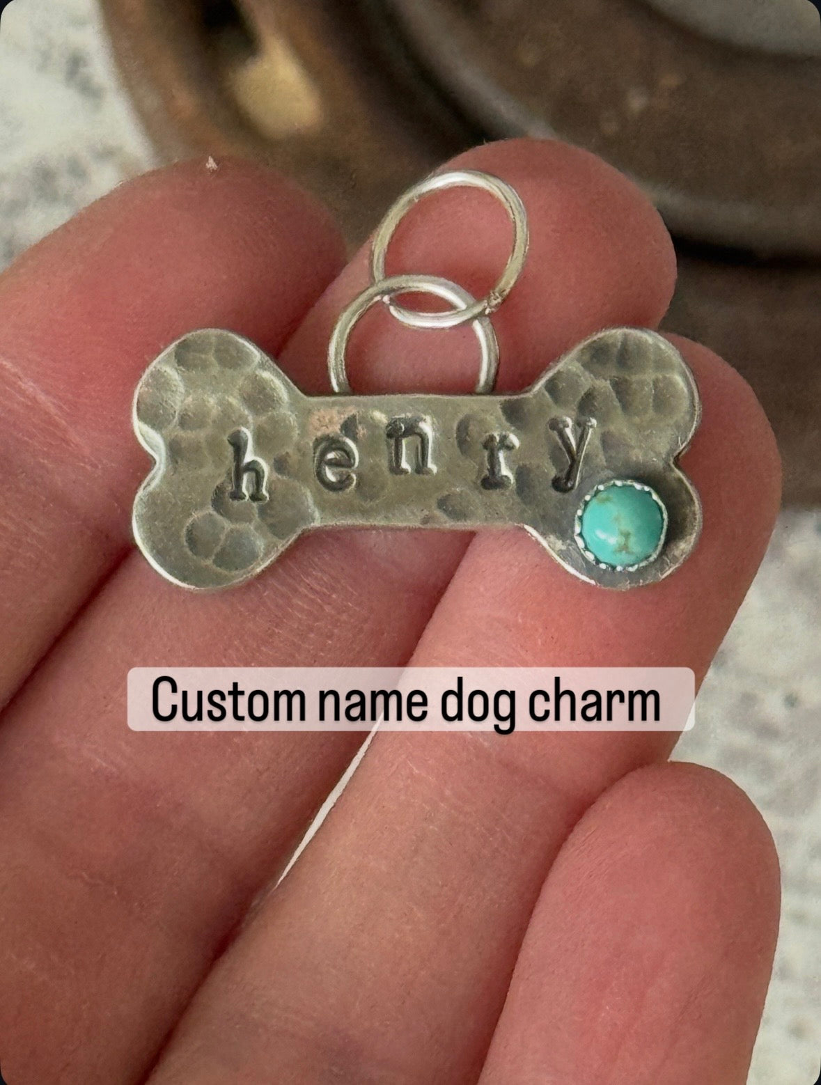 Dog Bone (made to order) sterling charm
