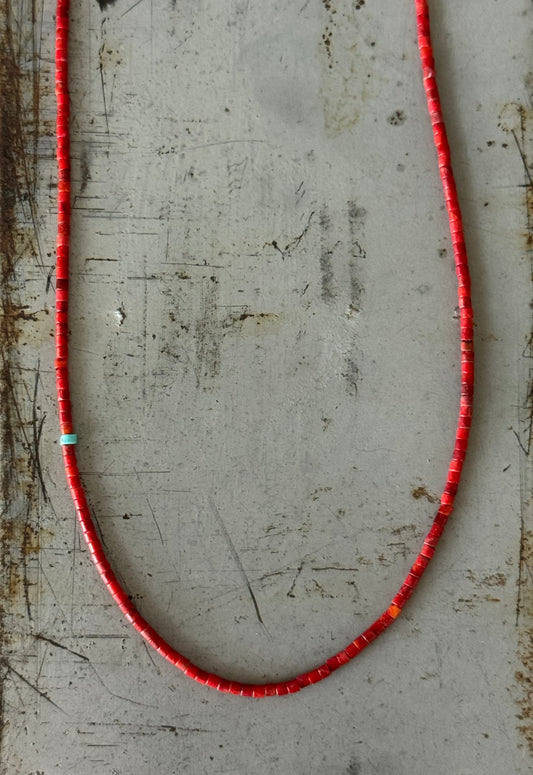 *Made to Order*                         Red Coral necklace