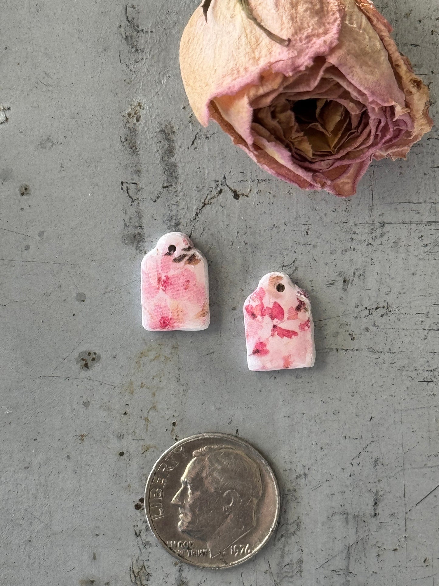 Polymer Clay component pair