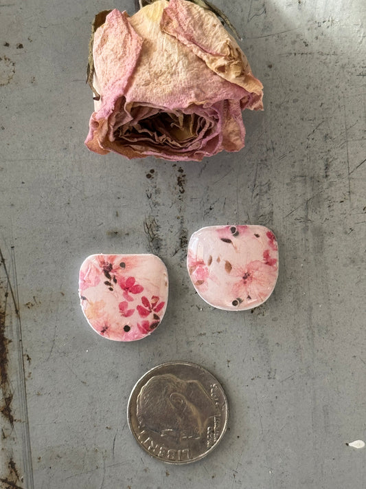 Polymer Clay component pair