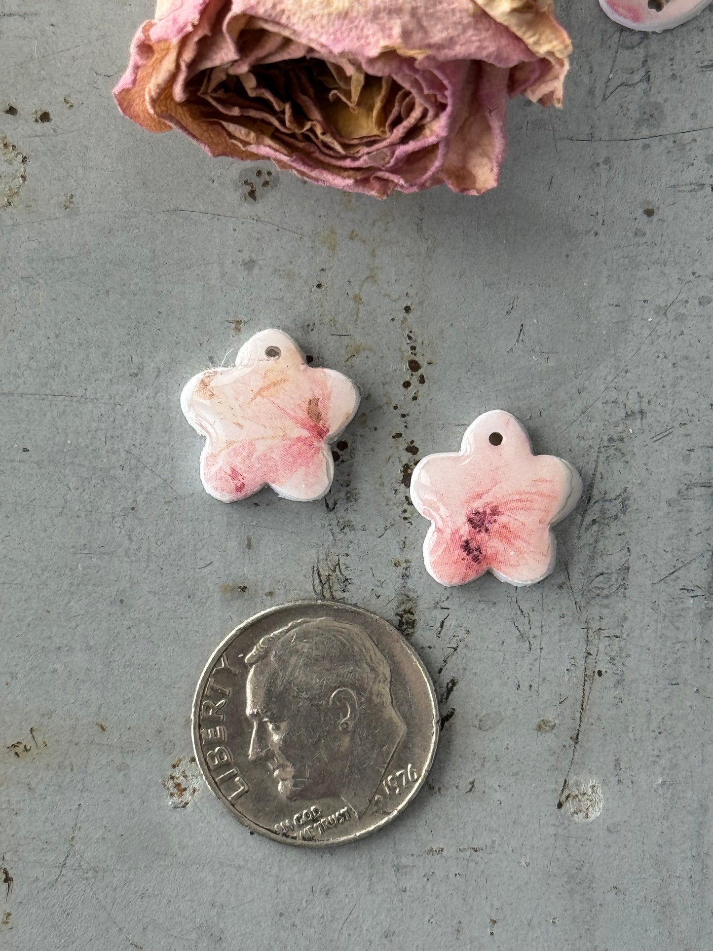 Polymer Clay component pair