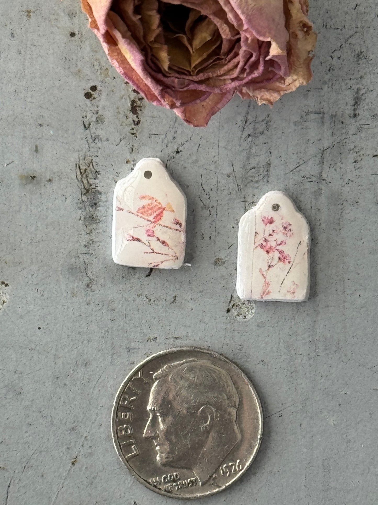 Polymer Clay component pair