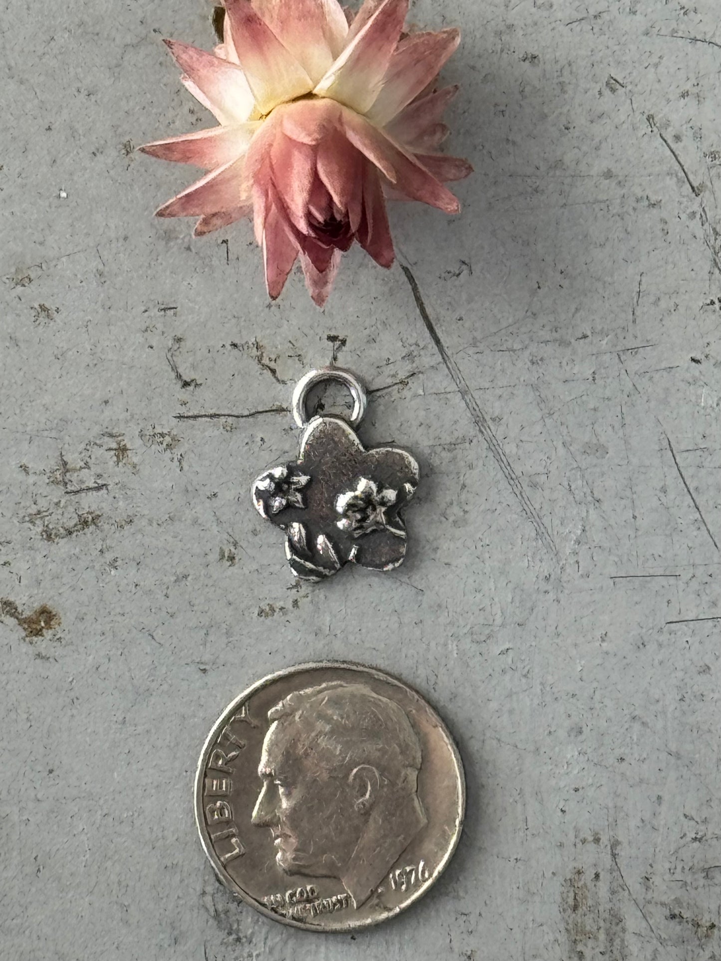 Sterling Silver flower component