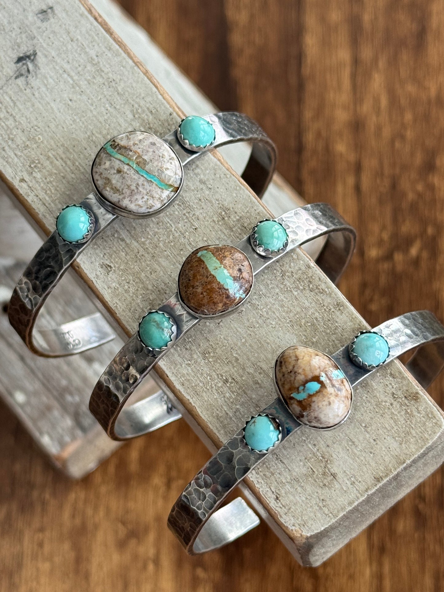 Royston Ribbon Turquoise sterling cuff