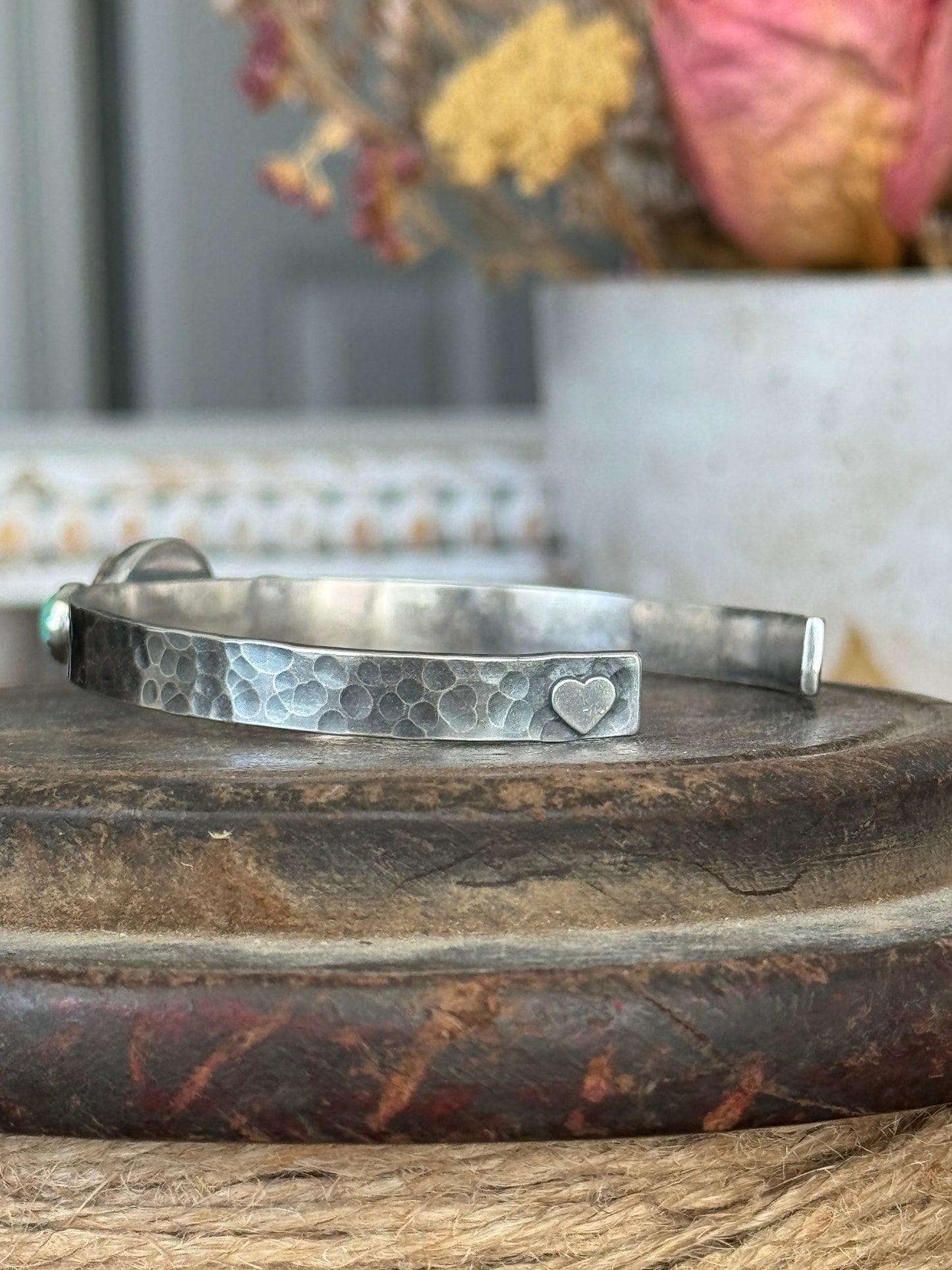 Royston Ribbon Turquoise sterling cuff