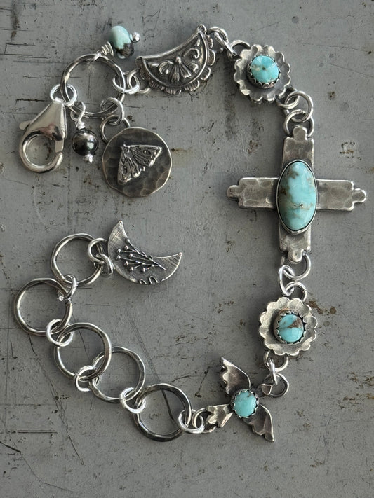 Dry Creek Turquoise sterling bracelet