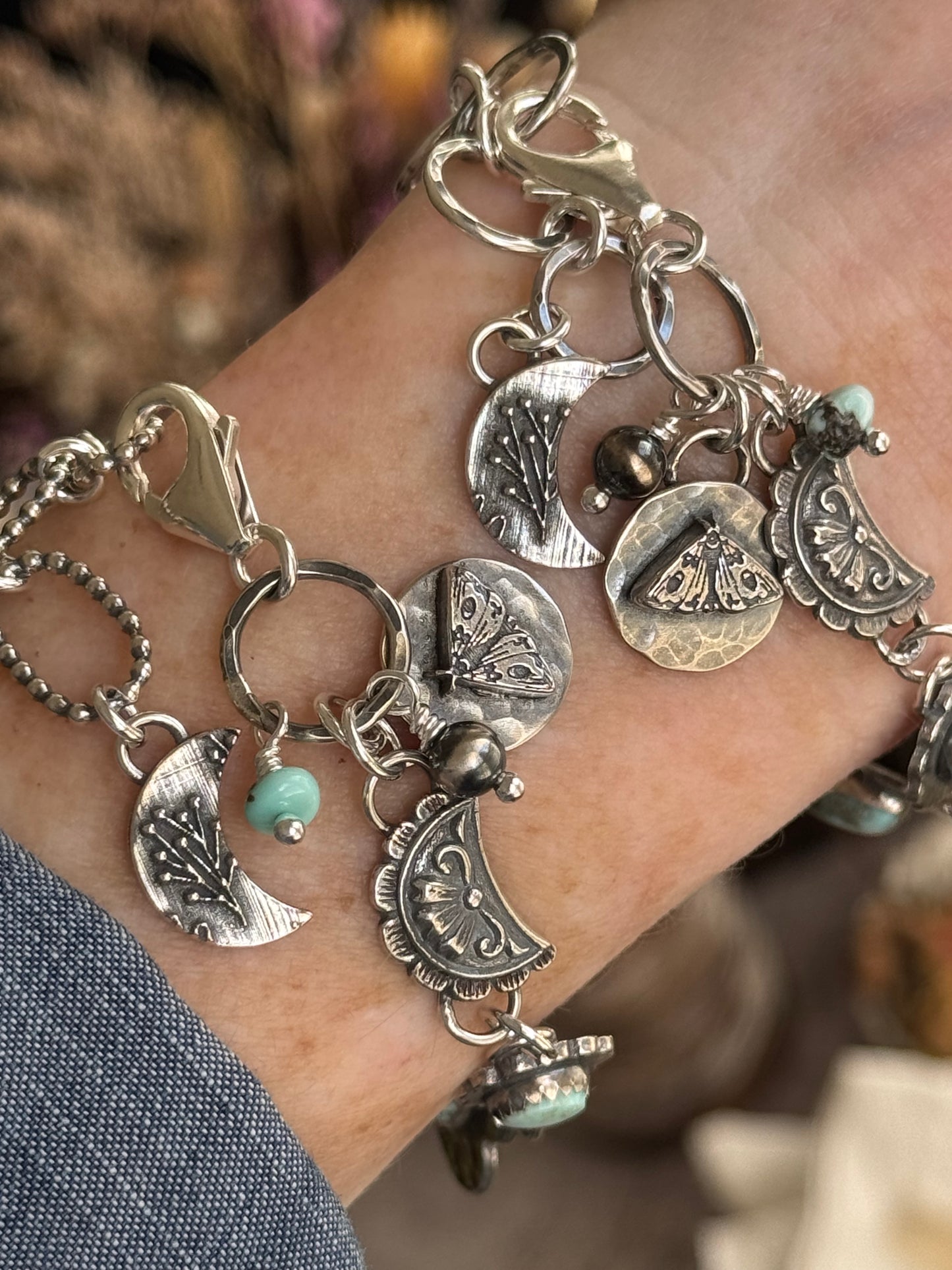 Dry Creek Turquoise sterling bracelet